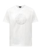 Matchesfashion.com Versace - Medusa-print Cotton-jersey T-shirt - Mens - White
