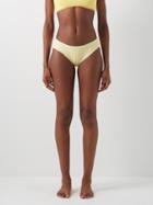 Cossie + Co - The Elle Gingham Bikini Briefs - Womens - Mid Yellow