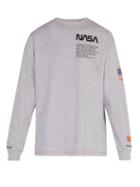 Matchesfashion.com Heron Preston - Long Sleeved Cotton T Shirt - Mens - Grey