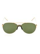 Linda Farrow Sports Luxe Aviator-style Sunglasses