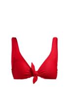Matchesfashion.com Heidi Klein - Puglia Bow Bikini Top - Womens - Red