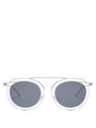 Thierry Lasry Potentially Round-frame Metal Sunglasses
