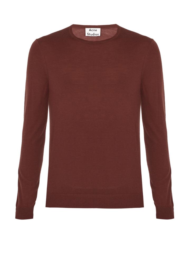 Acne Studios Clissold O Crew-neck Wool Sweater