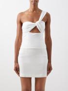 Gauge81 - Julu Asymmetric Cutout Crepe Top - Womens - Ivory