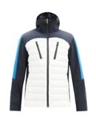 Matchesfashion.com Capranea - Phantom Colour-block Hooded Down Ski Jacket - Mens - White
