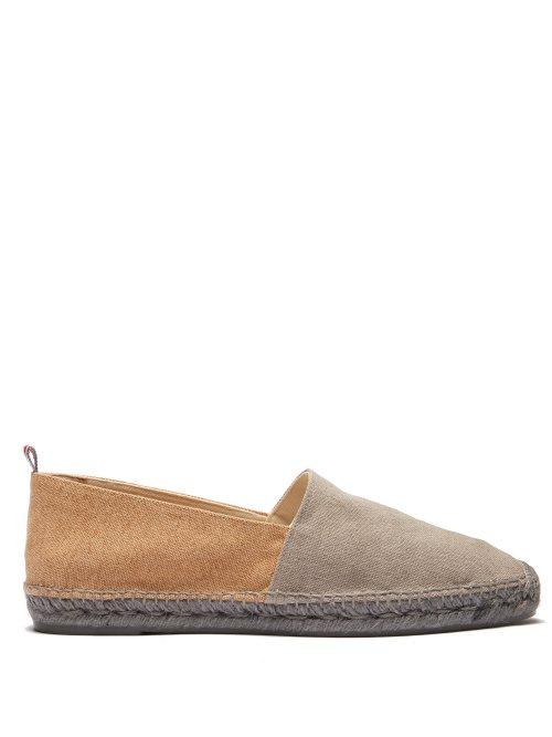 Matchesfashion.com Castaer - Pep Cotton Canvas & Jute Espadrilles - Mens - Multi