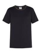 Matchesfashion.com Valentino - Rockstud Untitled #9 T Shirt - Mens - Navy