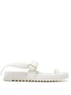 Matchesfashion.com Rick Owens - Granola Leather Slides - Womens - White