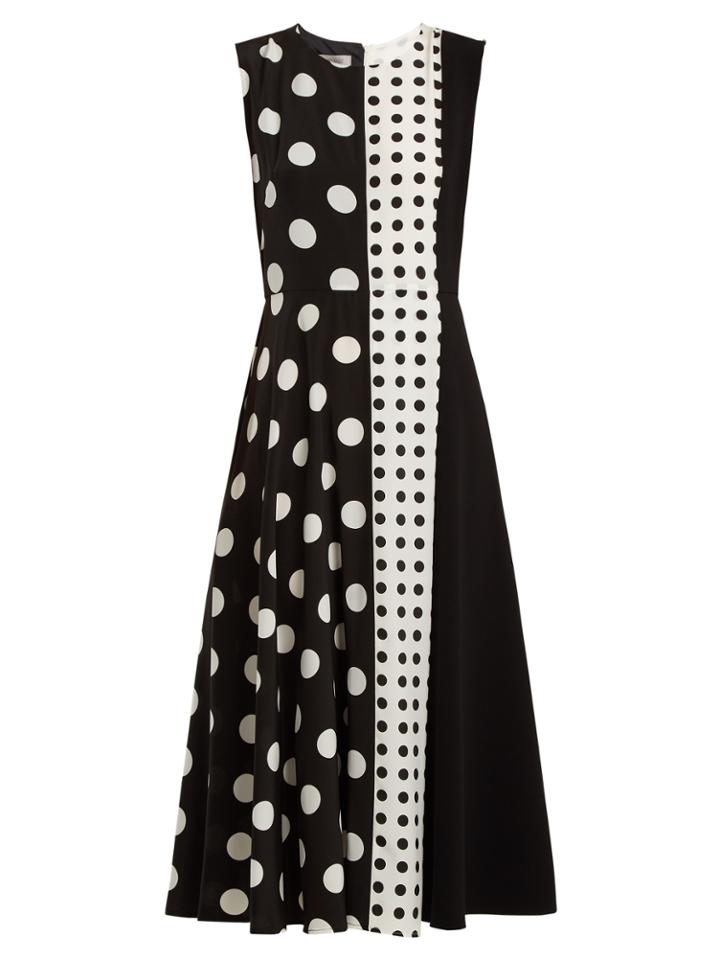 Sportmax Spot Panel Mid-length A-line Dress