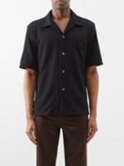 Our Legacy - Box Patch-pocket Boucl Shirt - Mens - Black
