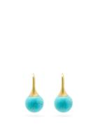 Matchesfashion.com Irene Neuwirth - Gumball Turquoise & 18kt Gold Drop Earrings - Womens - Blue Gold