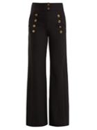 Chloé Tailored Wool-blend Sailor Trousers