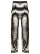 Matchesfashion.com Max Mara - Vito Trousers - Womens - Navy Stripe