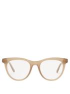 Matchesfashion.com Stella Mccartney - Round Frame Acetate Glasses - Womens - Tortoiseshell