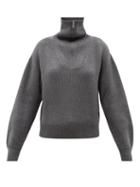 Officine Gnrale - Tiphaine Merino Wool Roll-neck Sweater - Womens - Grey