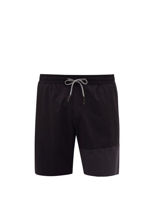 Matchesfashion.com Falke Ess - Contrast Technical Performance Shorts - Mens - Navy Multi