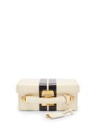 Matchesfashion.com Mark Cross - Grace Small Leather Cross Body Bag - Womens - White Black