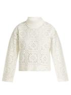 Matchesfashion.com See By Chlo - Cut Out Knit Sweater - Womens - White