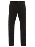 Matchesfashion.com Ami - Straight-leg Cotton-denim Jeans - Mens - Black