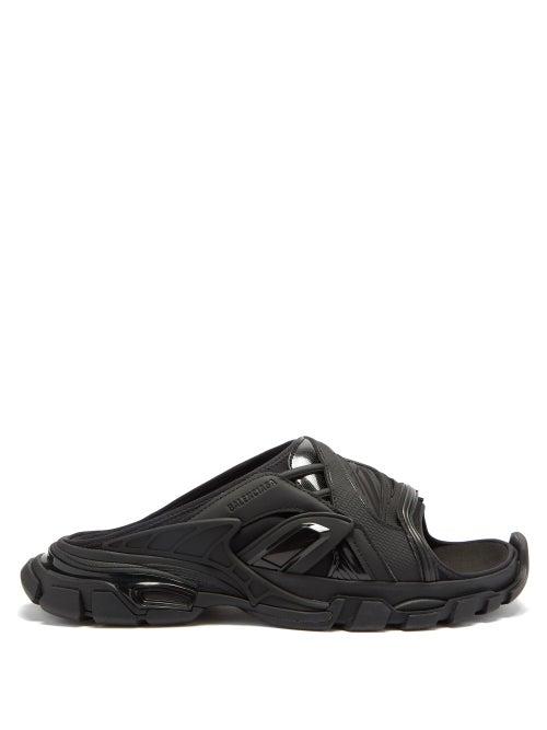 Matchesfashion.com Balenciaga - Neoprene And Rubber Slides - Mens - Black