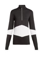 Matchesfashion.com Toni Sailer - Luna Half Zip Baselayer Top - Womens - Black White