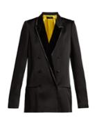 Haider Ackermann Kuiper Double-breasted Satin Blazer