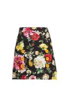 Dolce & Gabbana Floral-print Mini Skirt