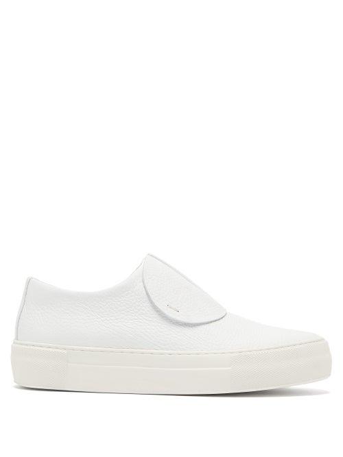 Matchesfashion.com Primury - Paper Planes Slip-on Leather Trainers - Womens - White