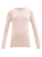Matchesfashion.com Johnston's Of Elgin - Cashmere Sweater - Womens - Pink