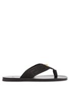 Matchesfashion.com Versace - Medusa Leather Flip Flops - Mens - Black