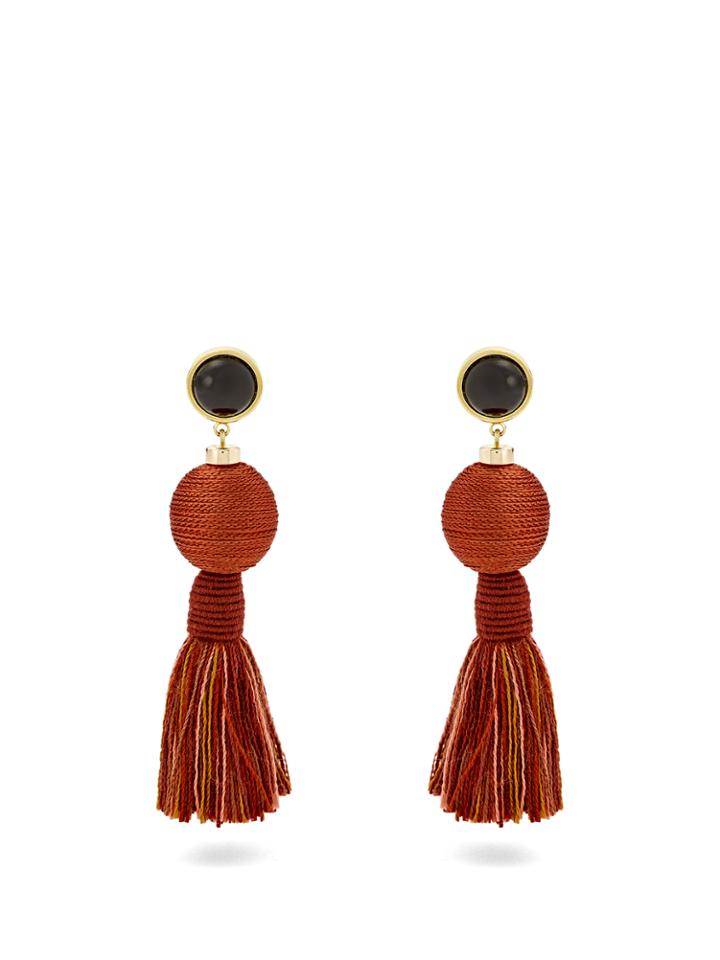 Lizzie Fortunato Modern Craft Tassel Earrings