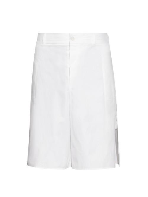 Damir Doma Passer Side-slit Cotton Shorts