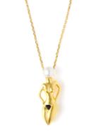 Matchesfashion.com Anissa Kermiche - La Paiva 18kt Gold & Pearl Necklace - Womens - Gold