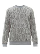 Matchesfashion.com Stone Island Shadow Project - Marled Cotton Blend Fleece Sweatshirt - Mens - Grey