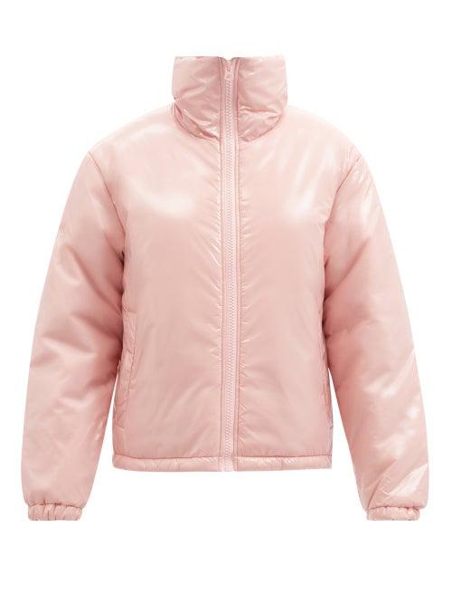 Acne Studios - Oggy Lacquered-shell Jacket - Womens - Light Pink