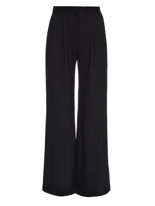 Goat Redford Wide-leg Wool-crepe Trousers