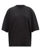 The Row - Doubi Boxy Pima Cotton-jersey T-shirt - Womens - Black