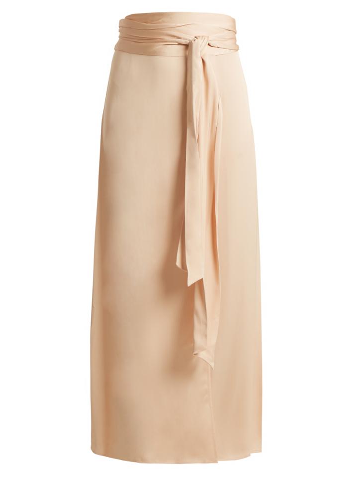 Elizabeth And James Almeria Wraparound-waist Midi Skirt