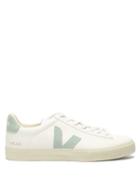 Matchesfashion.com Veja - Campo Suede-trimmed Leather Trainers - Mens - Green Mint
