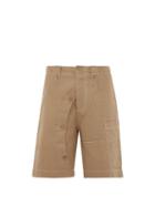 Matchesfashion.com Jacquemus - Meunier Buttoned Cotton Canvas Shorts - Mens - Beige