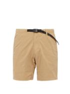 Matchesfashion.com Gramicci - Belted Cotton Twill Shorts - Mens - Beige