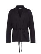 Matchesfashion.com Hecho - Belted Linen Smoking Jacket - Mens - Navy