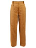 The Row Thea Panama Linen Trousers