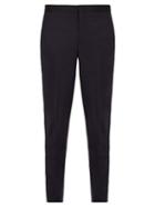 Matchesfashion.com Neil Barrett - Side Stripe Slim Leg Tuxedo Trousers - Mens - Navy