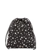 Matchesfashion.com Miu Miu - Star Print Drawstring Make Up Bag - Womens - Black Multi
