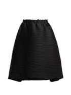Matchesfashion.com Pleats Please Issey Miyake - Stratum Bounce Pleated Skirt - Womens - Black