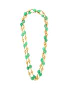 Matchesfashion.com Brigid Blanco - Chrysoprase & 20kt Gold Necklace - Womens - Green