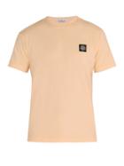 Matchesfashion.com Stone Island - Logo Patch Cotton T Shirt - Mens - Pink