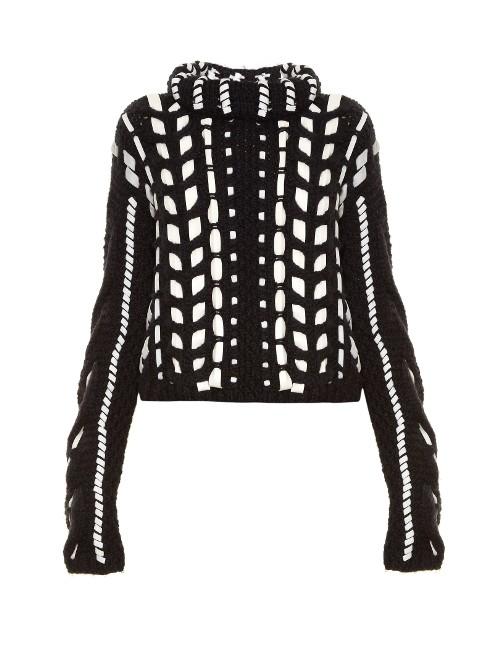 Altuzarra Caravan Contrast Roll-neck Wool Sweater