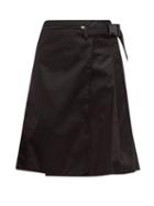 Matchesfashion.com Prada - Pleated Nylon Skirt - Womens - Black